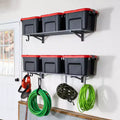 StoreYourBoard 1' x 4' Bristol Garage Wall Mount Shelves | 2-Pack | Gray