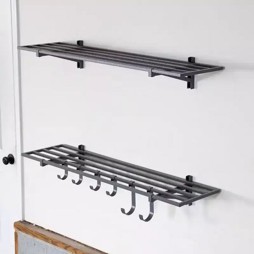 Étagères murales de garage Bristol 30,5 x 122 cm | Paquet de 2 | Gris