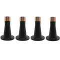 King's Brand Furniture - Plastic Bed Frame Glide Legs to Replace Wheels