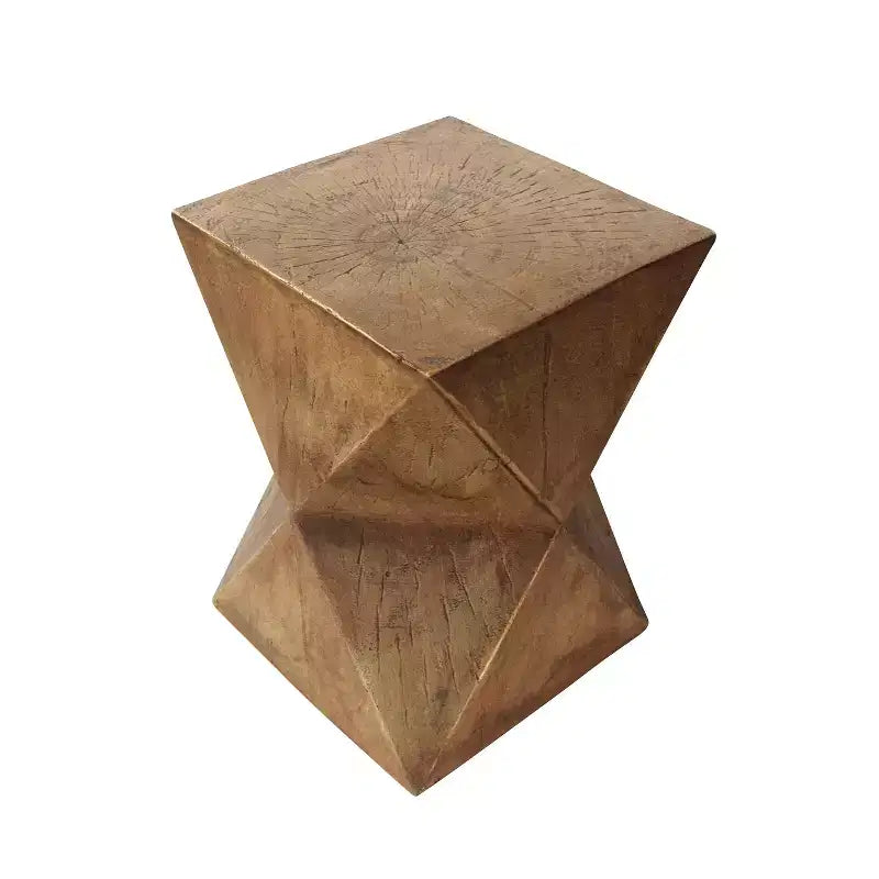 Table d'appoint Waylon en béton léger peinte à la main