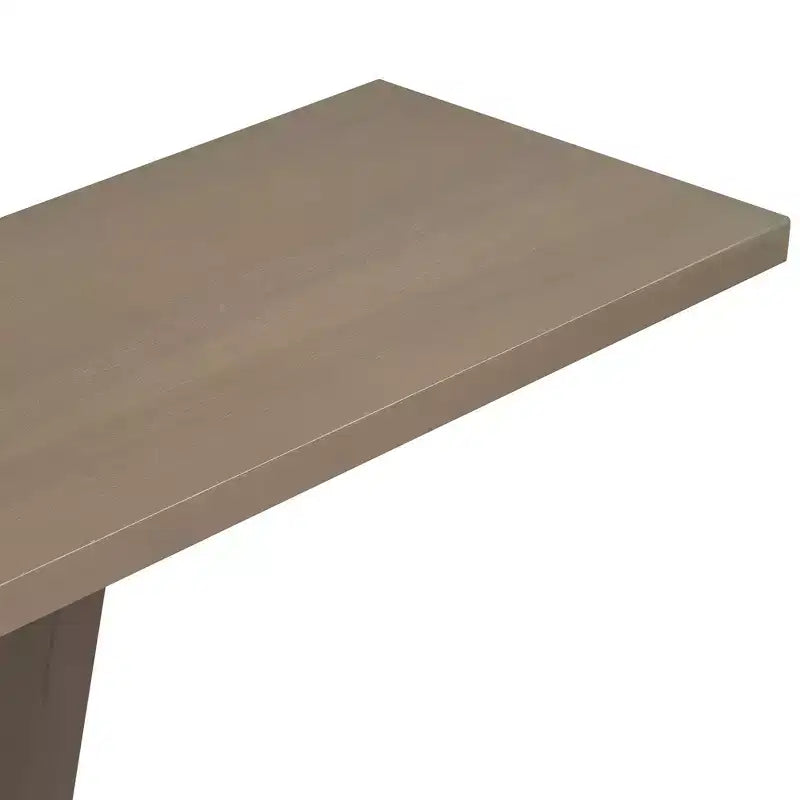 Console d'entrée V-Base, table de couloir d'appoint, table basse fine avec placage en bois naturel, polyvalence classique