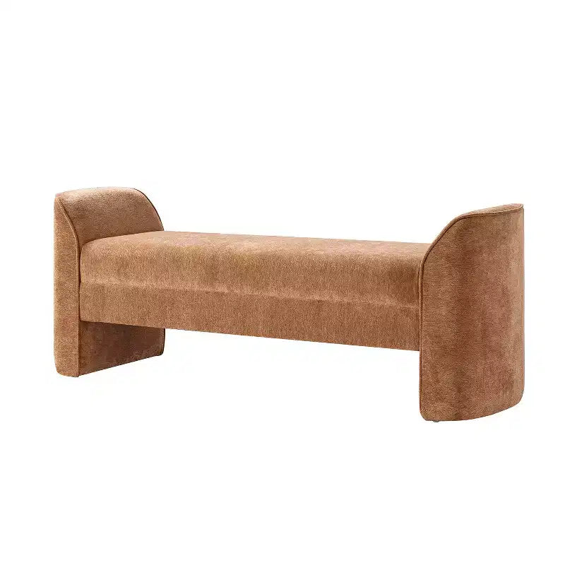 Banc en tissu chenille | BEIGE