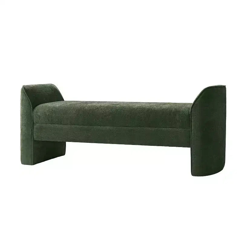 Banc en tissu chenille | BEIGE