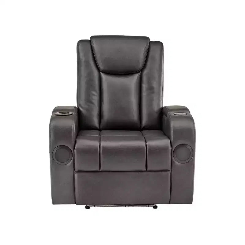 Uvalde Accent Chair with USB/Wireless Charger & Speaker - Grey - iNSPIRE Q